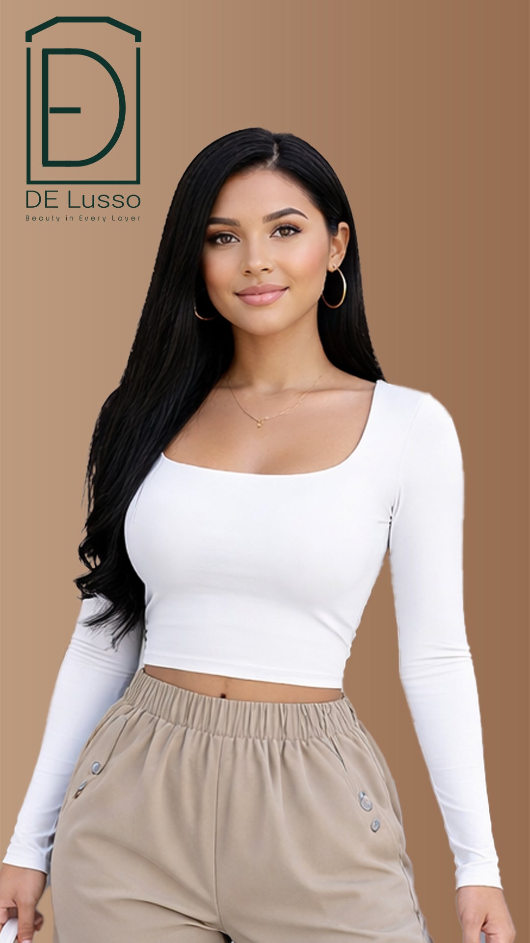 Square Neck Long sleeve