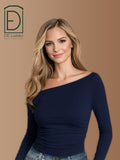 One off shoulder ًNavy