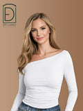 One off shoulder ًWhite