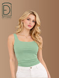 Square neck sleeveless Mint Green